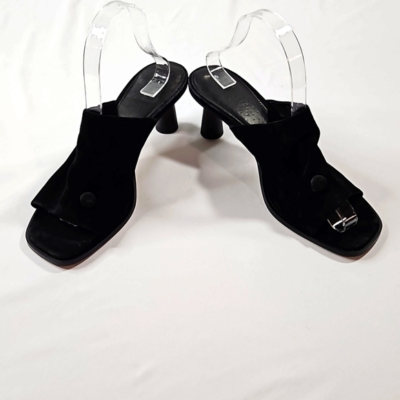 Sanctuary Black Suede Women's Mules Sz 8.5 - Picture 4 of 7